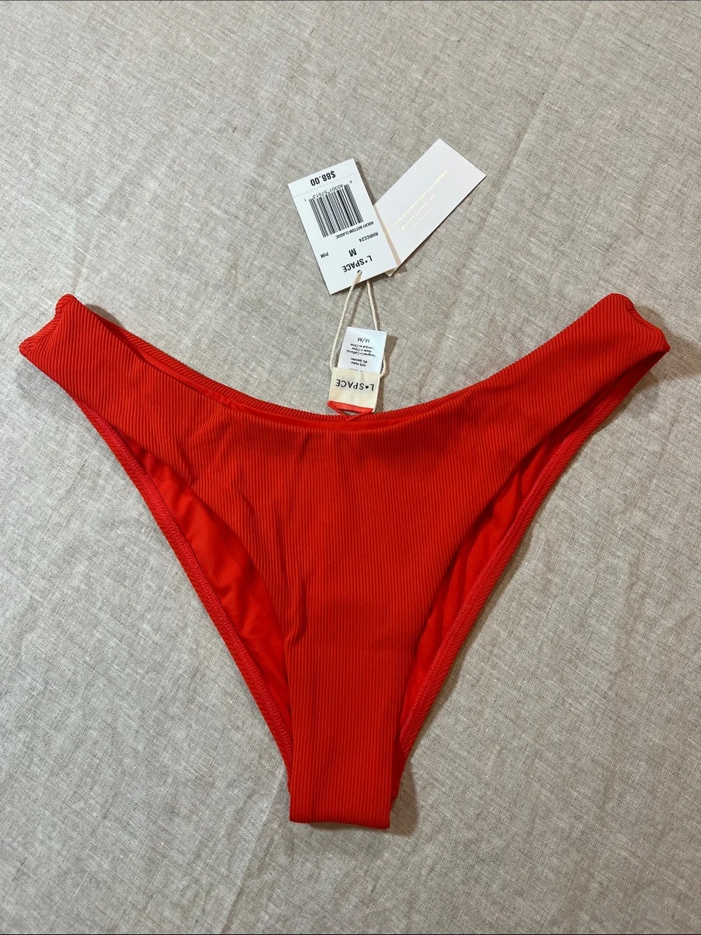 l*space Rocky Bottom Classic Bikini Bottom. Size M. NWT